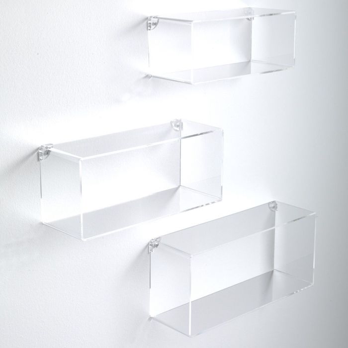 Set mensole in plexiglass Klever